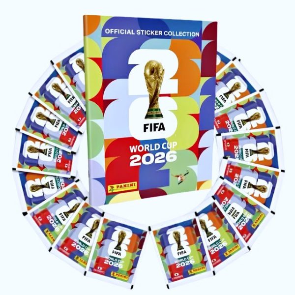ÁLBUM Copa Mundial 2026 [ Panini ]: Álbum Vacio + 50 sobres [Tapa Blanda] [DESPACHO INMEDIATO]