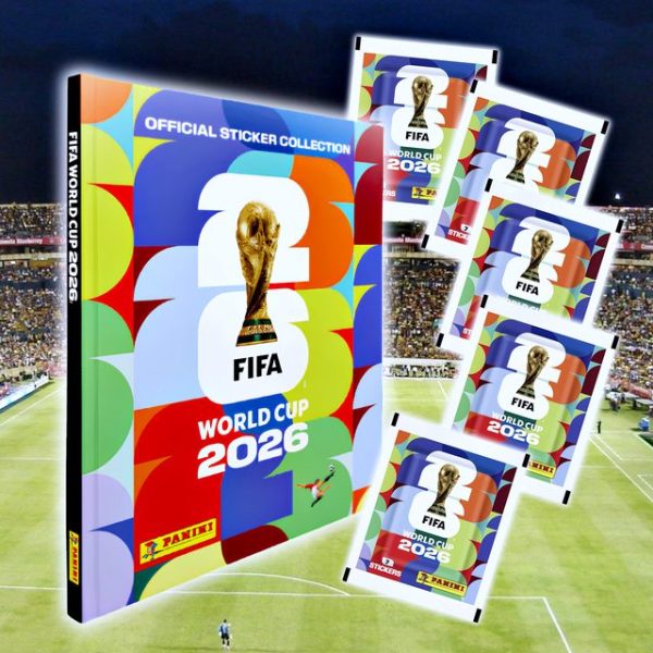 ÁLBUM Copa Mundial 2026 [ Panini ]: Álbum Tapa Dura [NORMAL] + 05 Sobres [DESPACHO INMEDIATO]