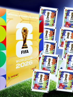 ÁLBUM Copa Mundial 2026 [ Panini ]: Álbum Tapa Dura [GOLD] + 15 Sobres [DESPACHO INMEDIATO]