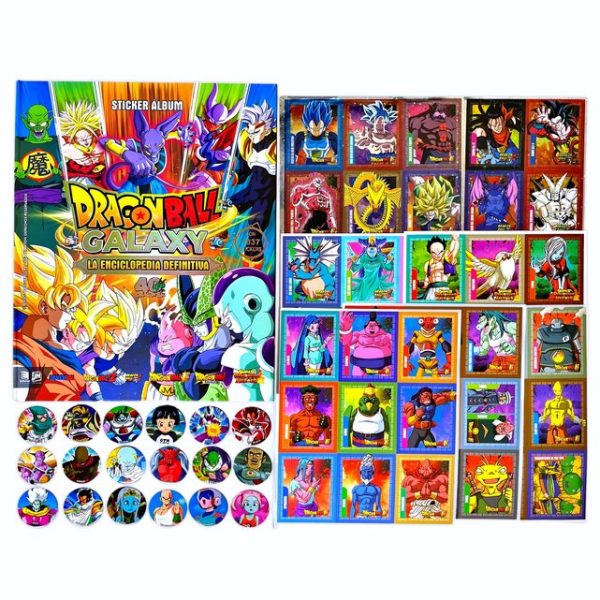 . 01 ÁLBUM Dragon Ball Galaxy [Encicloepdia TAPA DURA]: Álbum Completo A Pegar [Tapa Dura] + Tazos [ DESPACHO INMEDIATO ]