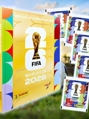 ÁLBUM Copa Mundial 2026 [ Panini ]: Álbum Tapa Dura [GOLD] + 05 Sobres [DESPACHO INMEDIATO]