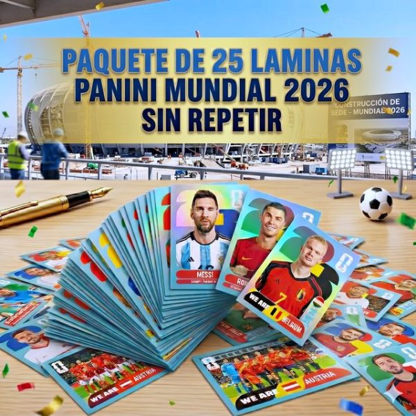25 Laminas Sueltas sin repetir Mundial 2026 Panini foto 1