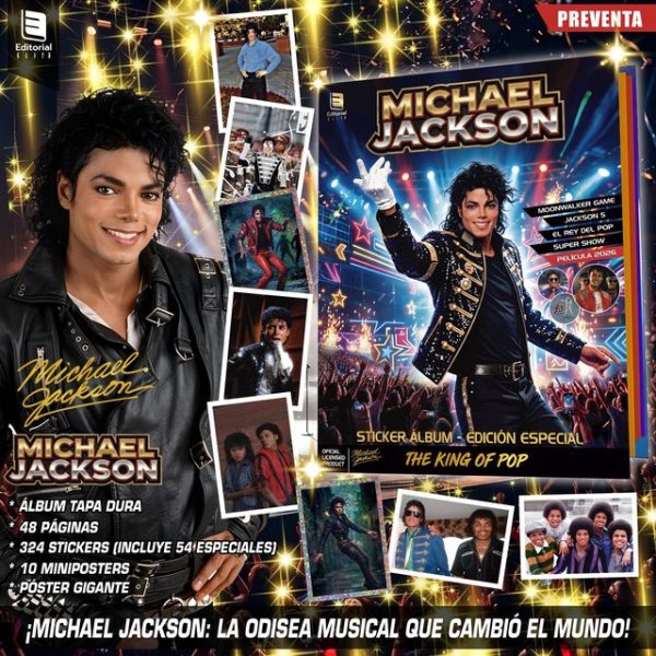. 00 [PREVENTA] ÁLBUM Michael Jackson [ KING OF POP ]: Álbum Completo A Pegar [Unidades Limitadas]